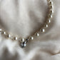 Pearl Heart Necklace