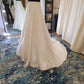 Skirt 10: EcoChic Bridal A-line silk organza skirt waist 28