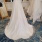 Skirt 10: EcoChic Bridal A-line silk organza skirt waist 28
