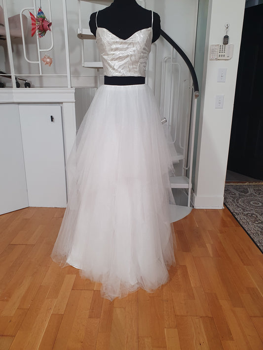 Skirt 23: EcoChic Bridal Tulle skirt "Zoe" waist 27