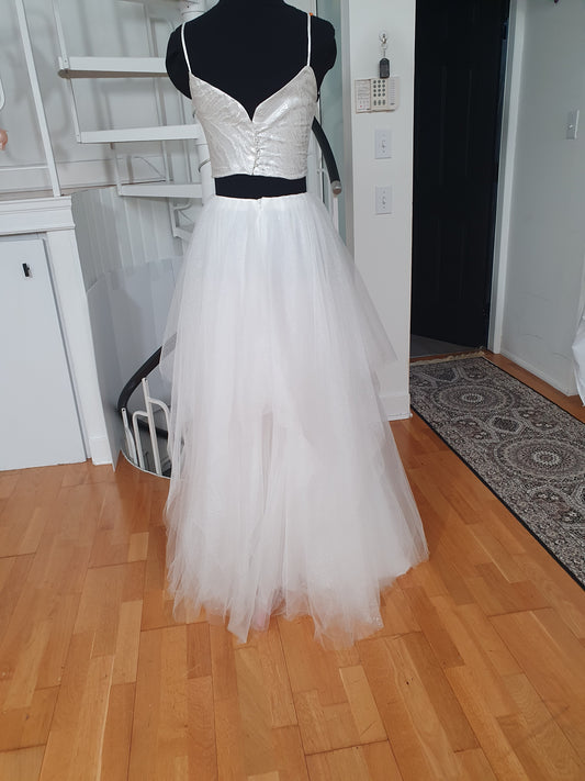 Skirt 23: EcoChic Bridal Tulle skirt "Zoe" waist 27