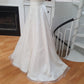 Skirt 10: EcoChic Bridal A-line silk organza skirt waist 28