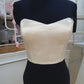 Top 6: EcoChic Bridal/Alyne strapless crop top waist 27