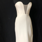 Dress 952:  EcoChic short Fitted Silk Crepe Dress waist 28