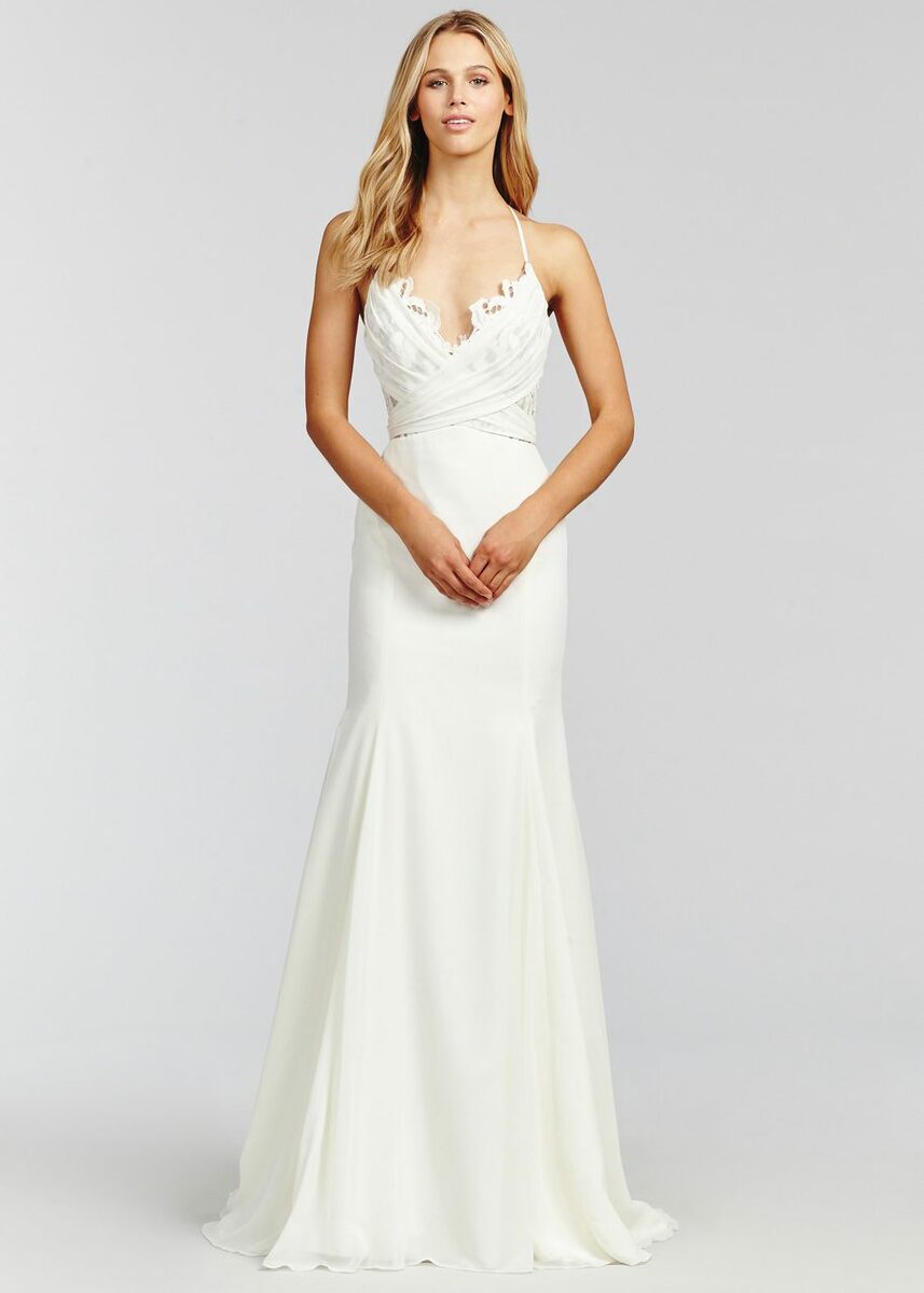Dress 2750: Hayley Paige "Saylor" waist 27 customized