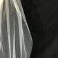 Veil 400: Cut edge veil waltz length