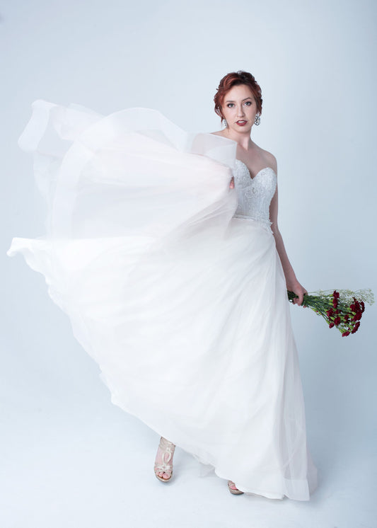 Dress 4857: EcoChic Bridal "Elizabeth" waist 31