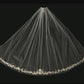 Veil V715: Rivini Beaded Fingertip veil
