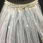 Veil V730: Rivini Beaded Fingertip veil
