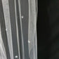 Veil 100e: Cut edge fingertip veil 1 tier with scattered Swarovski crystals