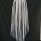 Veil 400: Cut edge veil waltz length
