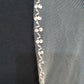 Veil 220: 1 tier fingertip veils with beaded edge