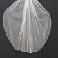 Veil 220: 1 tier fingertip veils with beaded edge