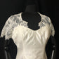Astrid and Mercedes Lace Bolero with Pearl Collar size Small